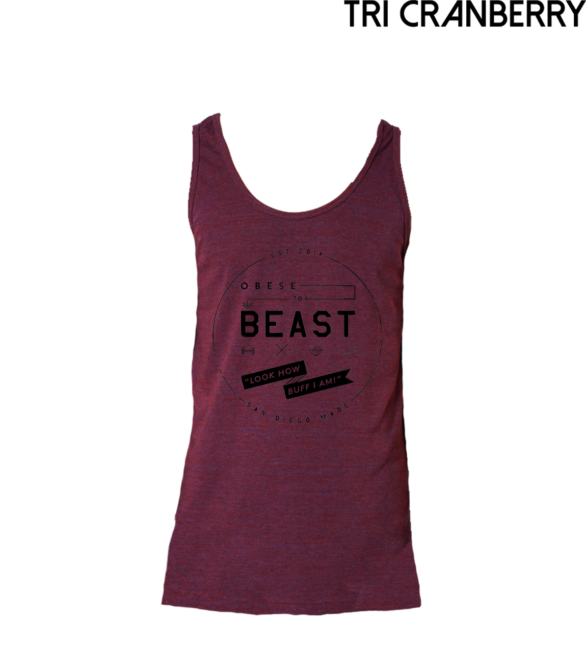 O2B Black Crest Tank