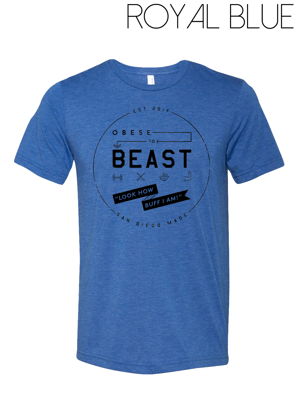 O2B Black Crest T-Shirt